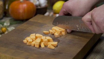 22 Ravioli with Sweet Potatoes and Spinach