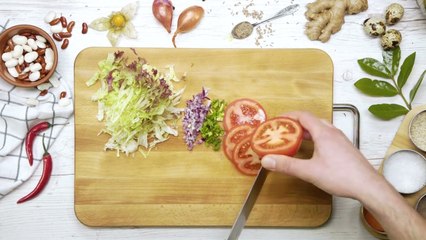 72. Salad with Baked Chicken and Salmon