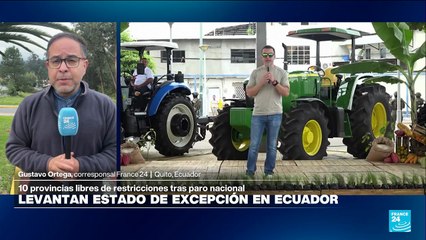 Informe desde Quito: Noboa levanta estado de excepción tras fin de paro nacional