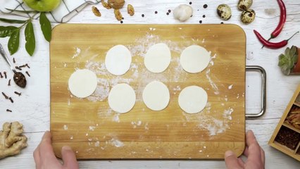 64. Salad with Shrimp and Nuts Sauce