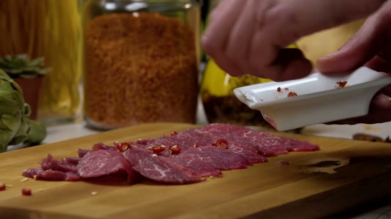 38. Salad with Veal Carpaccio