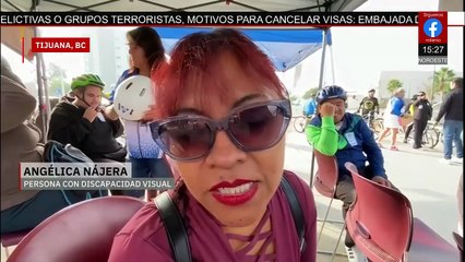Se celebró el paseo "En Bici a Ciegas" en Baja California