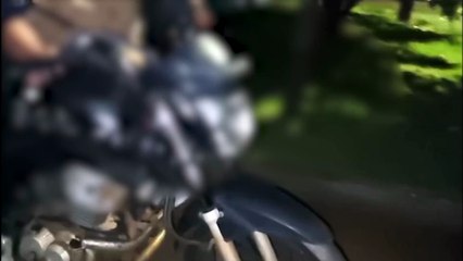 Jovem fica ferido em queda de moto em Cascavel