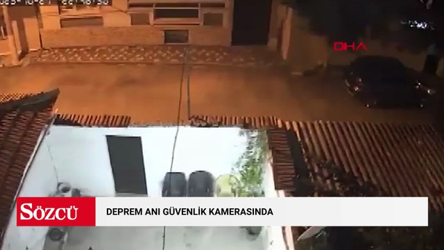 Balıkesir Sındırgı'da 6.1 büyüklüğünde deprem; o anlar kamerada