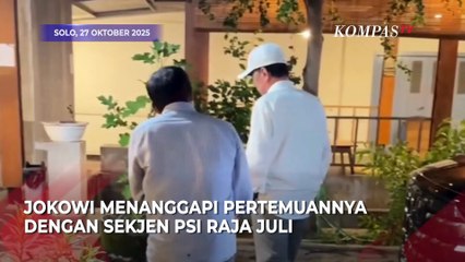 Jokowi Bicara Pertemuannya dengan Raja Juli, Singgung soal Ketua Dewan Pembina PSI
