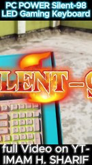 PC POWER Silent-98 Sunset Wired Silent LED Gaming Keyboard 01
