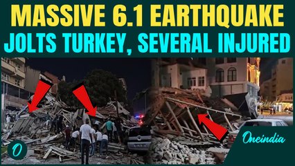 Breaking: Devastating 6.1 magnitude Earthquake hits Turkey | Several injured as Buildings Collapse