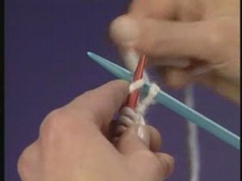 La maille endroit (point mousse)