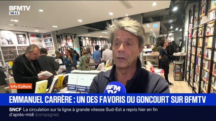 Emmanuel Carrère : un des favoris du Goncourt sur BFMTV - 28/10
