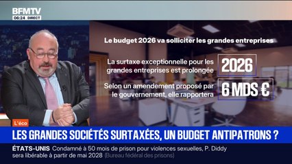 ÉDITO - La surtaxe exceptionnelle pour les grandes entreprises est prolongée pour 2026