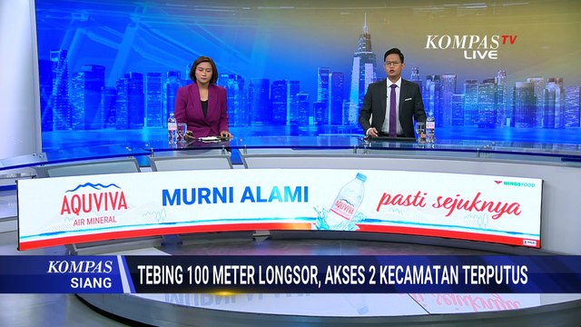 Tebing 100 Meter Longsor di Kulon Progo, Akses Penghubung 2 Kecamatan Terputus | KOMPAS SIANG