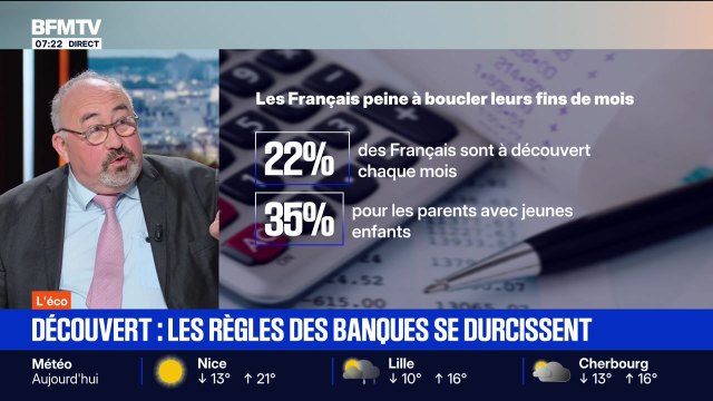 BFM éco : Découvert, les règles des banques se durcissent - 28/10