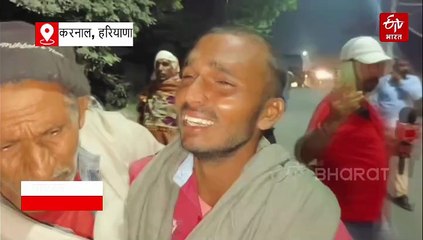 करनाल सड़क हादसे में बाइक सवार युवक की मौत, डंपर ने कई मीटर तक घसीटा, गुस्साए परिजनों ने किया हंगामा