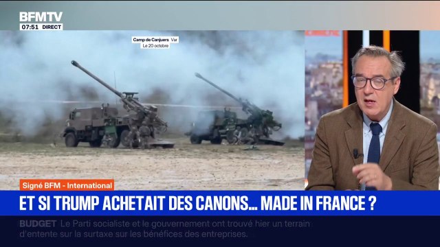 SIGNÉ BFM - Les États-Unis intéressés par l'achat de canons Caesar français?