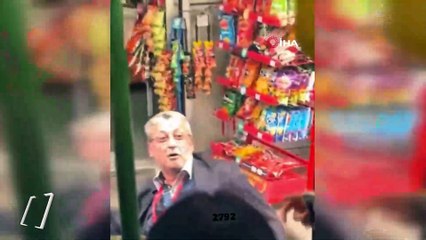 İstanbul Pendik'te özel halk otobüsünde bastonlu kavga