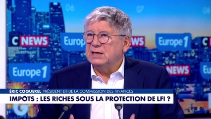 «J'ai une vision assez universelle des impôts», a déclaré Éric Coquerel