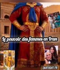 2-Femme au pouvior en iran avec nour Pahlavi - le pacte de Cyrus, Awesta - la nouvelle  zoroastrienne n'est pas une religion mais philosophie du bien-être