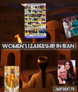 1-Woman with power in Iran with Nour Pahlavi - the Cyrus Pact, Avesta - the new Zoroastrianism is not a religion but a philosophy of well-being