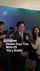 Taiwan Says Ties With US ‘Very Stable’