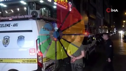 Çay ocağını kurşuna dizen zanlı, polis aracını da delik deşik etti!