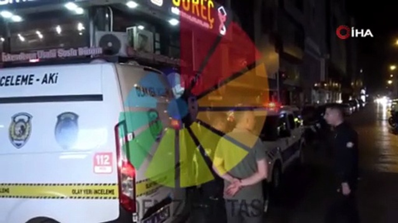 Çay ocağını kurşuna dizen zanlı, polis aracını da delik deşik etti!