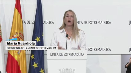 Guardiola anuncia elecciones anticipadas en Extremadura