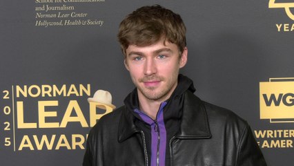'Boots' star Miles Heizer attends the 2025 Norman Lear Awards red carpet