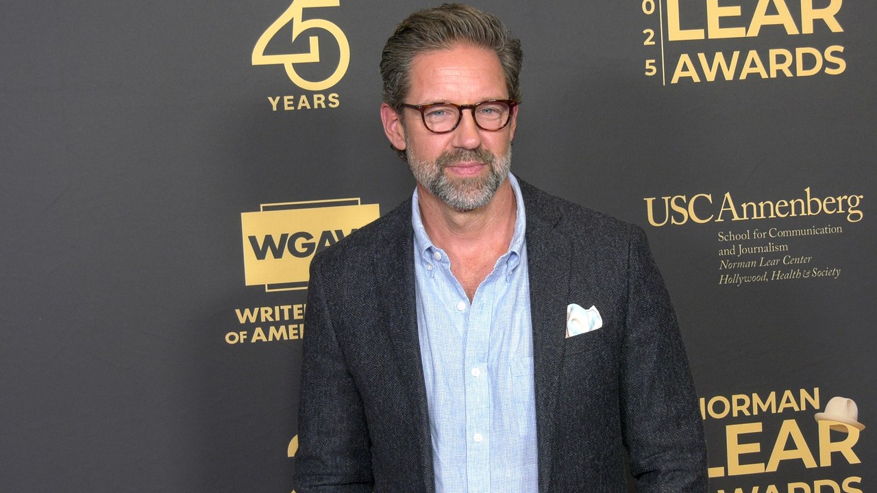 Todd Grinnell attends the 2025 Norman Lear Awards red carpet