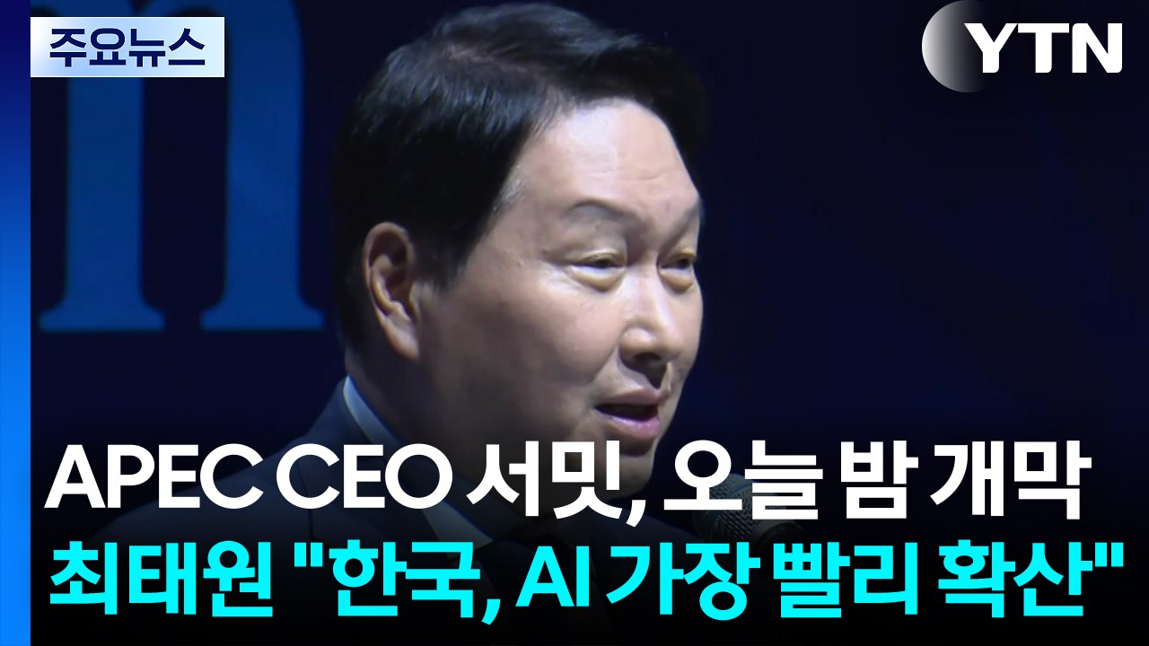 APEC CEO 서밋, 오늘 밤 개막...최태원 "한국, AI 가장 빨리 확산할 것" / YTN
