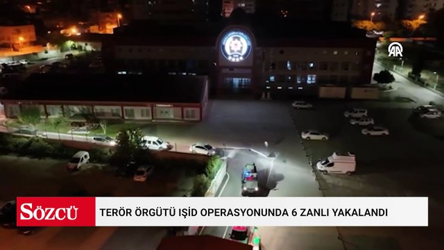 Terör örgütü IŞİD operasyonunda 6 zanlı yakalandı