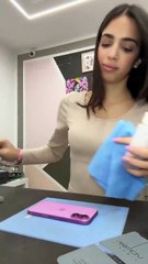 Chỉ định mua kính cường lực… mà ra về với cả vũ trụ phụ kiện 💜📱 Ai từng ‘sa chân’ vào tiệm cute thế này chưa?✨🛍️ Unbox phụ kiện iPhone tím cute quá trời luôn