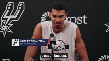 Spurs - Wembanyama surpris par Dylan Harper