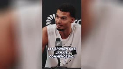 Spurs - Wembanyama : "Allons battre ce record"