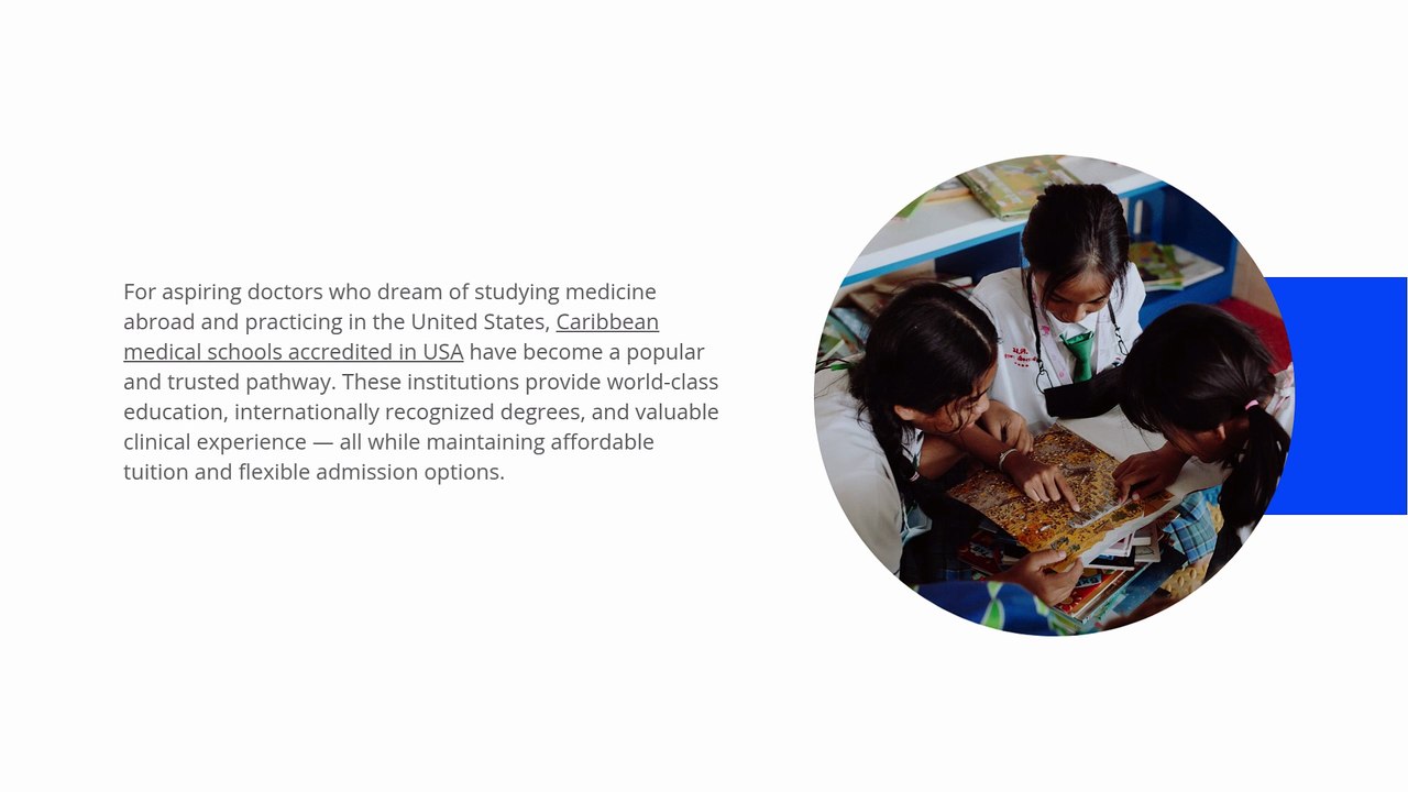 Top Caribbean Medical Schools Accredited in USA Your Gateway to a Global Medical Career