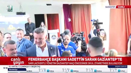 Fenerbahçeli minik taraftarla Sadettin Saran arasında gülümseten diyalog