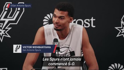 Spurs - Wembanyama : "Allons battre ce record"