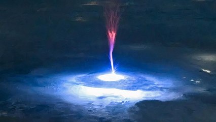 Mysterious ‘Blue Jet-Sprite’ Spans Miles in Stunning Image Shared by ISS Astronaut