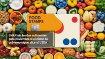 SNAP sin fondos suficientes para noviembre si el cierre de gobierno sigue, dice el USDA