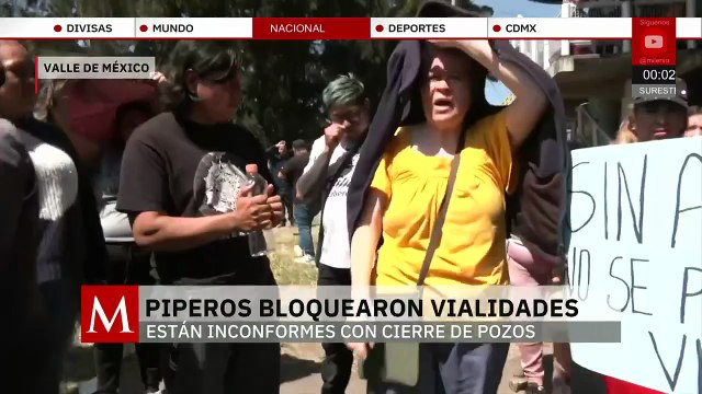 Piperos bloquean calles en el Edomex por cierre de pozos