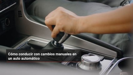 Cómo conducir con cambios manuales en un auto automático