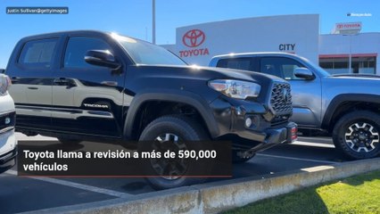 Toyota llama a revisión a más de 590,000 vehículos