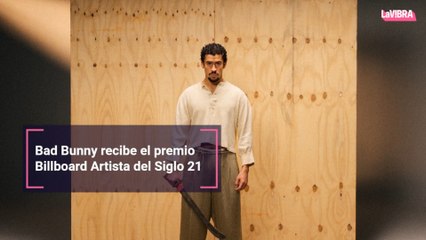 Bad Bunny recibe el premio Billboard Artista del Siglo 21