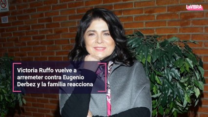 Victoria Ruffo vuelve a arremeter contra Eugenio Derbez y la familia reacciona