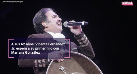 A sus 62 años, Vicente Fernández Jr. espera a su primer hijo con Mariana González