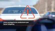 Cómo protegerte de conductores que hacen tailgating