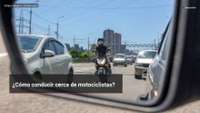 ¿Cómo conducir cerca de motociclistas?