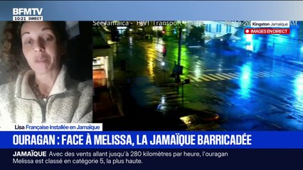 Ouragan Melissa: "On est stressés et impatients que ça passe", assure Lisa, Française installée en Jamaïque