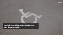 Uso indebido del permiso de estacionar para discapacitados