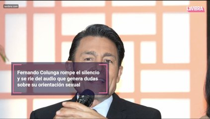 Fernando Colunga rompe el silencio y se ríe del audio que genera dudas sobre su orientación sexual