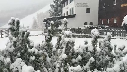 L'inverno bussa alle porte dell'Alpin Arena Senales con una bella nevicata